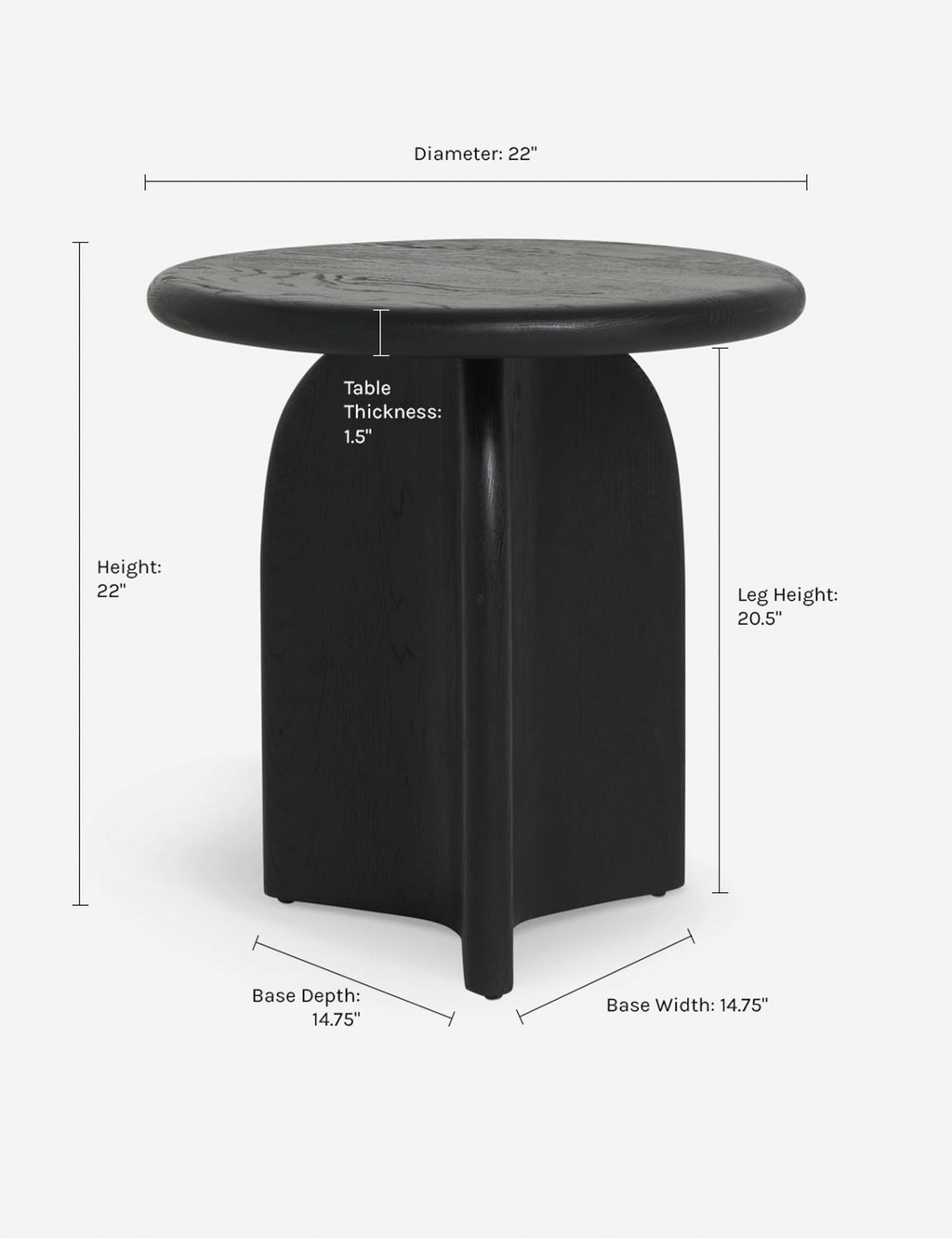 Ada Round Side Table