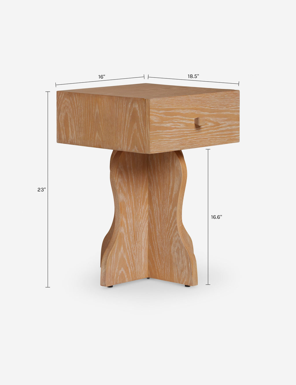 Hourglass Nightstand by Sarah Sherman Samuel