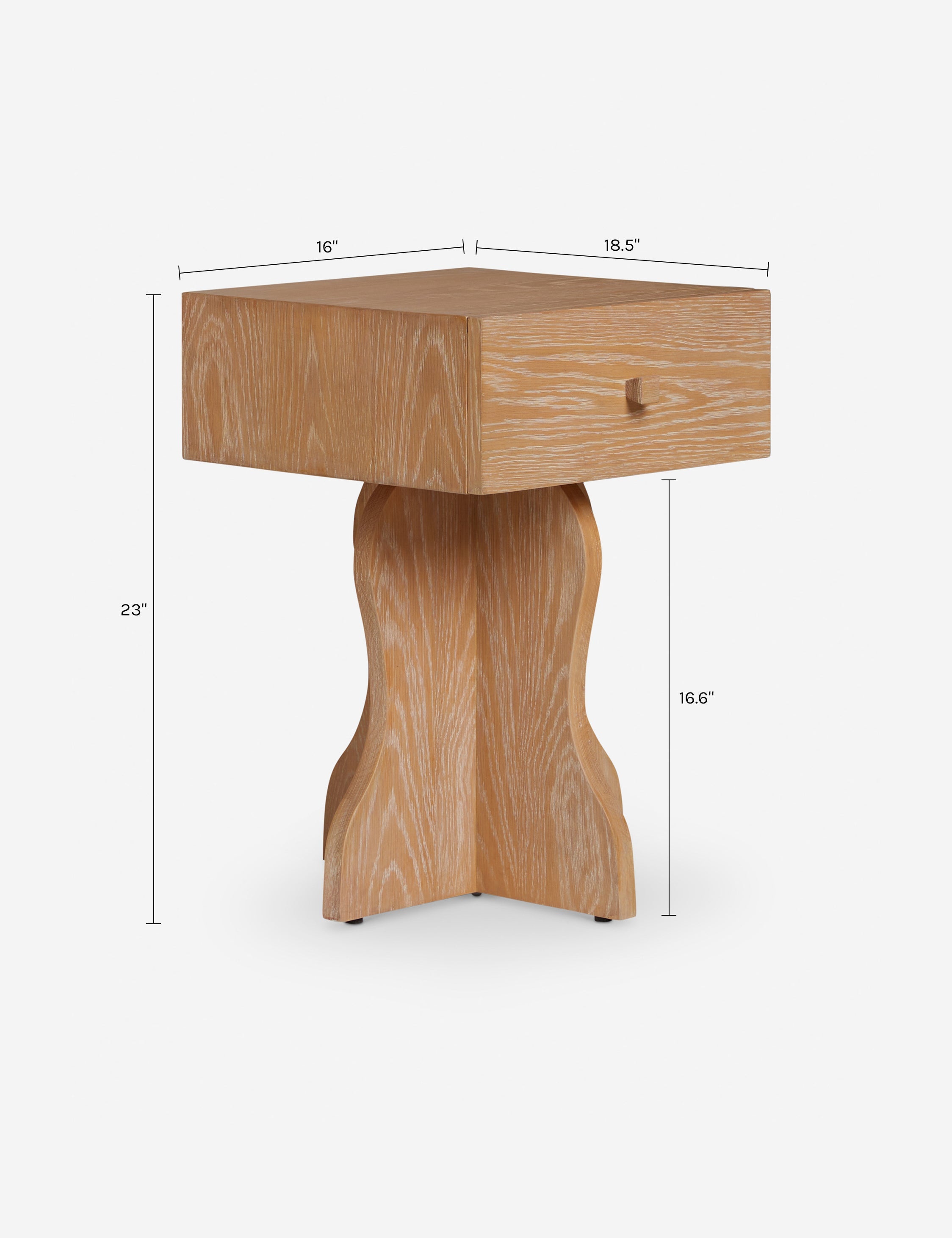 Hourglass Nightstand by Sarah Sherman Samuel